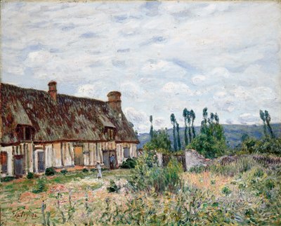 Das verlassene Strohdachhaus, 1894 von Alfred Sisley
