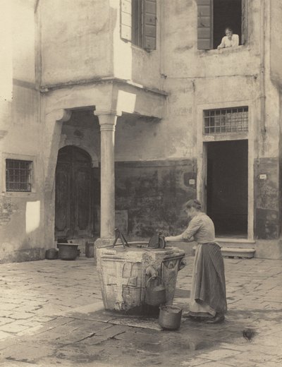 Ein venezianischer Brunnen von Alfred Stieglitz
