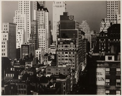 Von meinem Fenster bei An American Place, Norden von Alfred Stieglitz