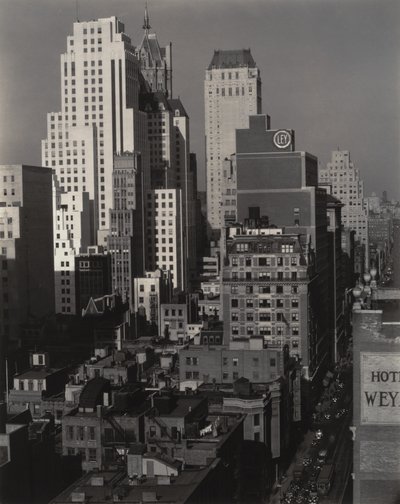 Von meinem Fenster bei An American Place, Norden von Alfred Stieglitz