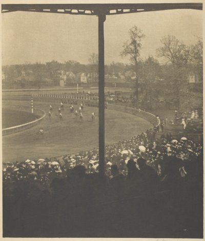 Zum Postamt gehend, Morris Park von Alfred Stieglitz