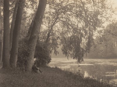 Skizzieren im Bois von Alfred Stieglitz