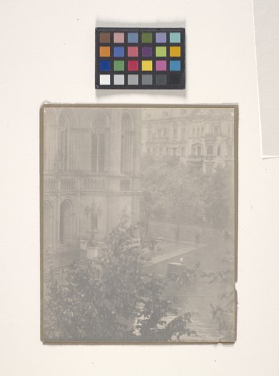 Schnappschuss - Von meinem Fenster, Berlin von Alfred Stieglitz