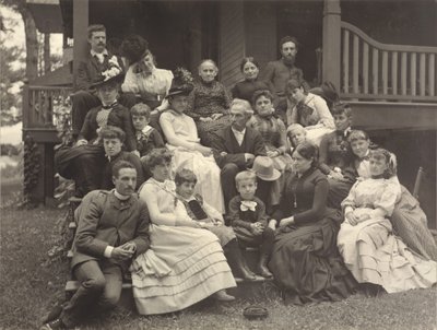 Familie Stieglitz in Oaklawn, Lake George von Alfred Stieglitz