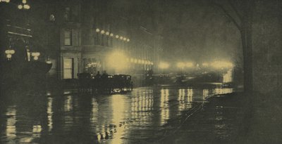 Der Glanz der Nacht—New York von Alfred Stieglitz