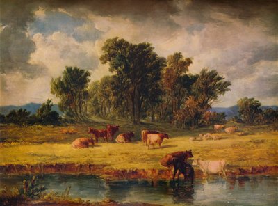 Ufer der Envy, nahe Rhuddlan, 1852, 1938 von Alfred Vickers