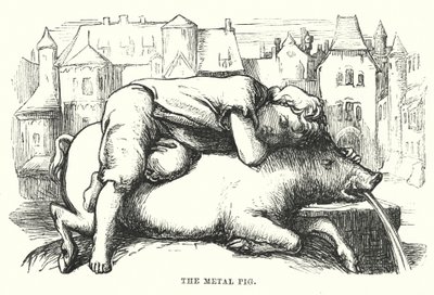 Hans Christian Andersen: Das Metall-Schwein von Alfred Walter (after) Bayes