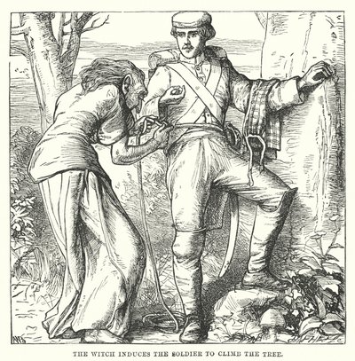 Hans Christian Andersen: Das Feuerzeug von Alfred Walter (after) Bayes