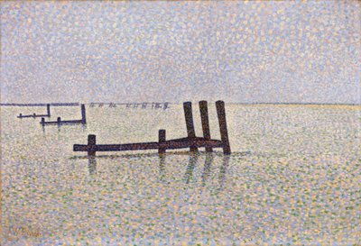 Blick auf den Ärmelkanal in Nieuport (Nieuwpoort) in Belgien von Alfred William Finch
