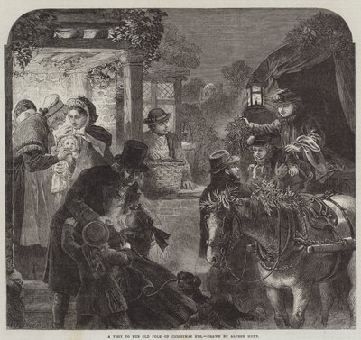 Ein Besuch bei den Alten am Heiligabend von Alfred William Hunt
