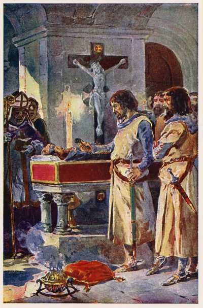 Martim de Freitas in Toledo von Alfredo Roque Gameiro