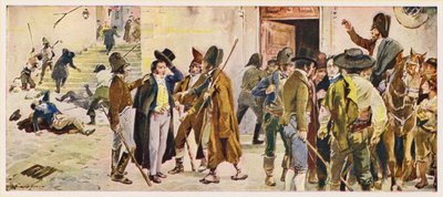 Der Miguelistenschrecken in Portugal: die Caceteiros von Alfredo Roque Gameiro