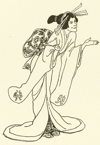 Illustration für Die Geschichte von The Mikado von Alice Bolingbroke (after) Woodward