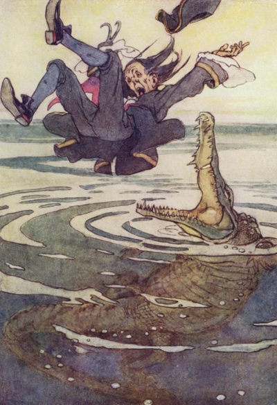 Direkt in die Kiefer des Krokodils! von Alice Bolingbroke (after) Woodward