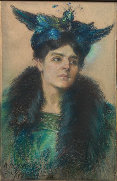 Marianne mit Hut von Alice Pike Barney