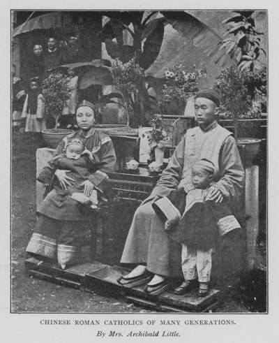 Chinesische römisch-katholische Familien über viele Generationen von Alicia Little