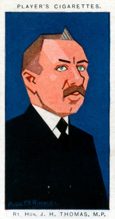 James Henry Thomas, britischer Gewerkschafter und Politiker, 1926 von Alick P. F. Ritchie