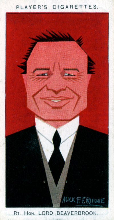 William Maxwell Aitken, 1. Baron Beaverbrook, Staatsmann und Zeitungsverleger, 1926 von Alick P. F. Ritchie