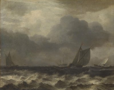 Stürmische See von Allaert van Everdingen