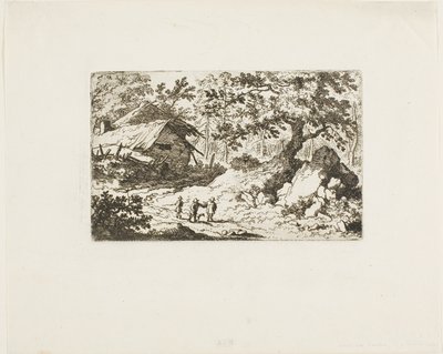 Die verfallene Hütte von Allaert van Everdingen
