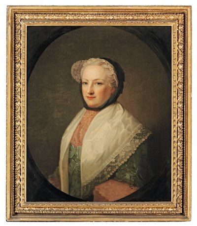 Porträt von Anne Drelincourt, Lady Primrose in einem vorgetäuschten Oval von Allan (follower of) Ramsay