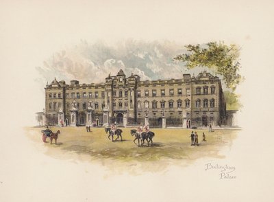 Bekanntes London: Buckingham Palace von Allan F. Barraud