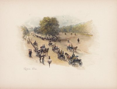 Bekanntes London: Rotten Row von Allan F. Barraud