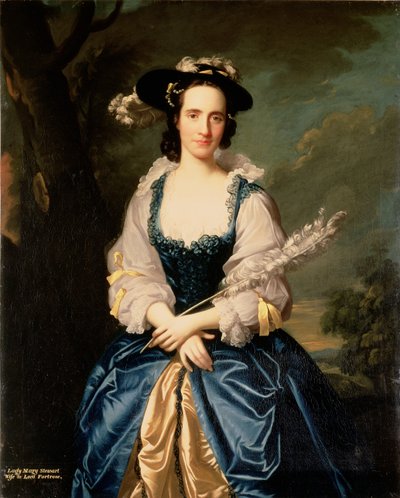 Porträt von Lady Mary Stewart, Ehefrau von Kenneth Mackenzie, Lord Fortrose, 1749 von Allan Ramsay