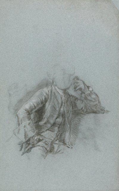 Studie für ein Porträt eines sitzenden Gentlemans von Allan Ramsay
