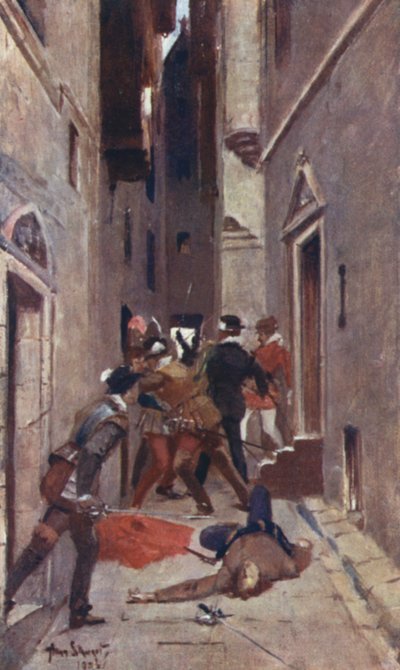 Ein "Tulzie" in der High Street von Allan Stewart