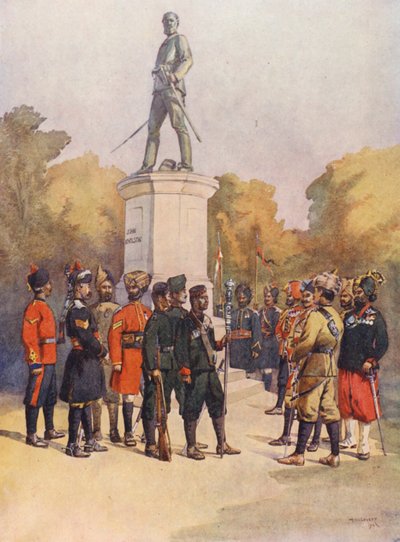 Truppen beim Belagerung und Angriff auf Delhi von Allan Stewart