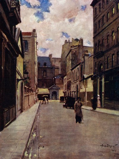 Paris: Eine Straße im alten Paris, St. Germain von Allan Stewart
