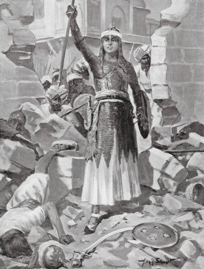 Prinzessin Chand Bibi verteidigt Ahmadnagar von Allan Stewart