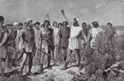 Der Aufstand der Heloten in Sparta, 464 v. Chr. von Allan Stewart