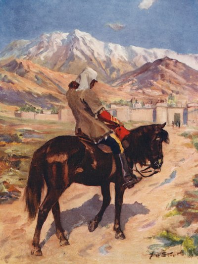 Der einzige Überlebende einer Armee, Dr. Brydon erreicht Jallalabad allein von Allan Stewart