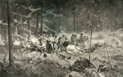 Zum Gedenken an tapfere Männer. Der letzte Stand von Major Wilson am Shanghai-Fluss, 1893, 1900 von Allan Stewart