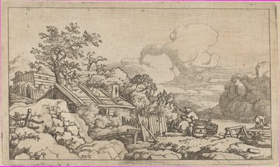 Die Hütte des Zimmermanns, 17. Jahrhundert von Allart van Everdingen