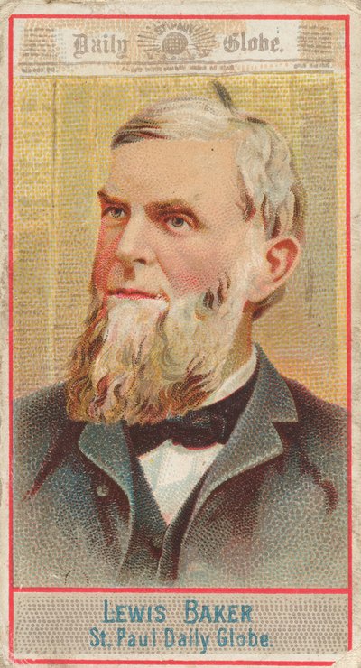 Lewis Baker, St. Paul Daily Globe, aus der American Editors Serie N1 für Allen & Ginte..., 1887 von Allen