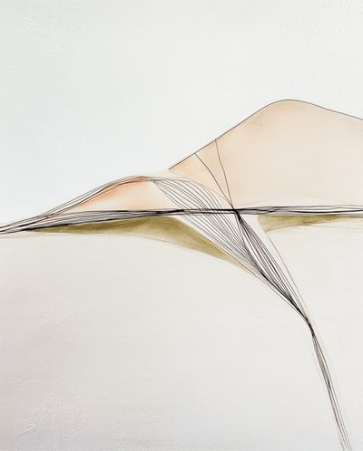 Abstrakte Fließende Landschaft von Alma