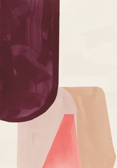 Gekrümmte abstrakte Formen von Alma