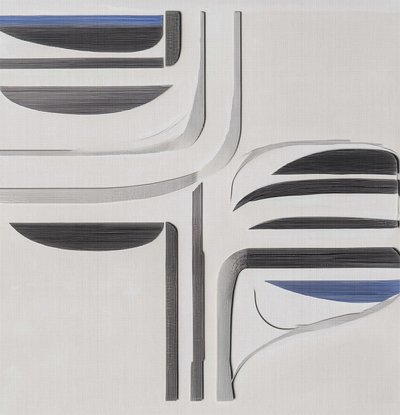 Moderne blau-graue Strömung von Alma