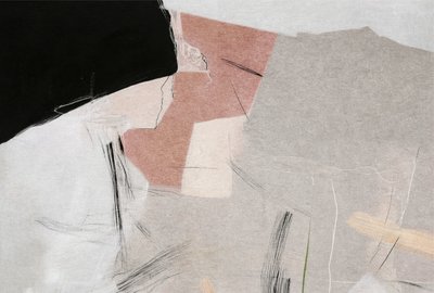 Gedämpfte abstrakte Komposition von Alma