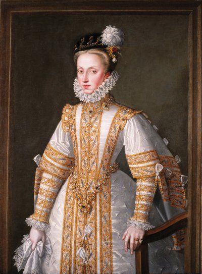 Ana von Österreich, Königin von Spanien von Alonso Sánchez Coello