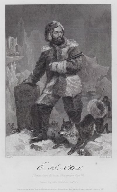 Elisha Kent Kane (Gravur) von Alonzo (after) Chappel