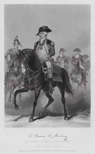 Friedrich Wilhelm von Steuben (Stich) von Alonzo (after) Chappel