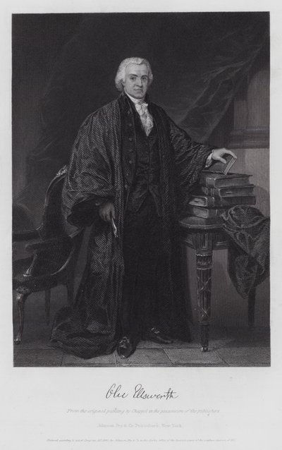 Oliver Ellsworth (Stich) von Alonzo (after) Chappel
