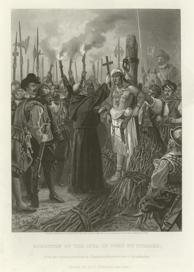Hinrichtung des Inka von Alonzo Chappel