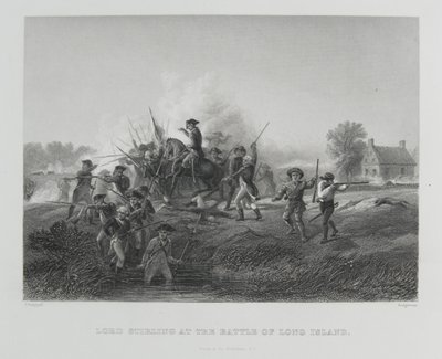 Lord Stirling in der Schlacht von Long Island, 1776 von Alonzo Chappel