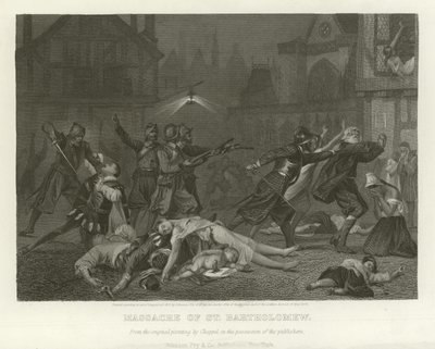 Massaker der Bartholomäusnacht von Alonzo Chappel