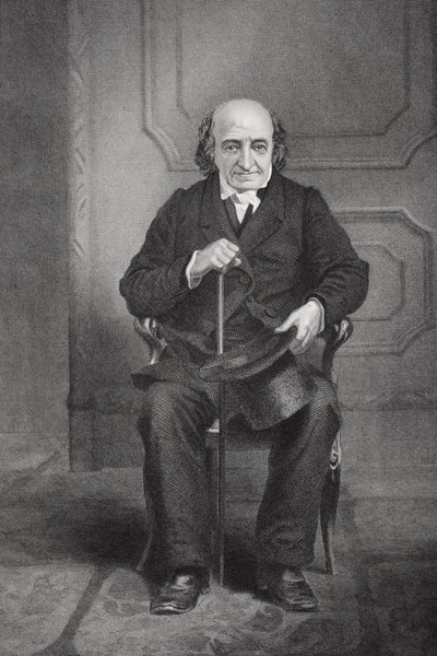 Porträt von Albert Gallatin (1761-1849) von Alonzo Chappel